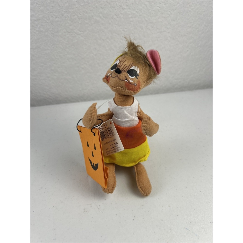 2014 ANNALEE HALLOWEEN 6" Candy Corn Costume Mouse Trick or Treat‎ # 300514